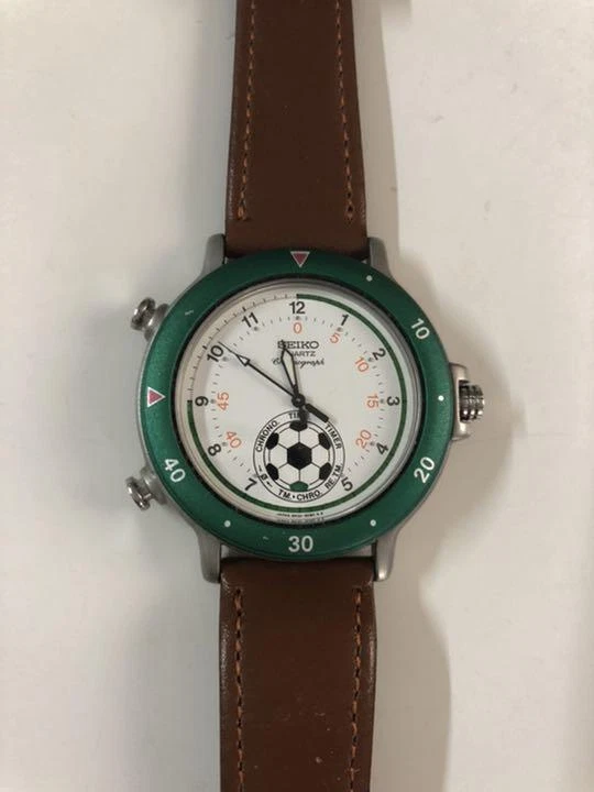 Seiko soccer watch sale