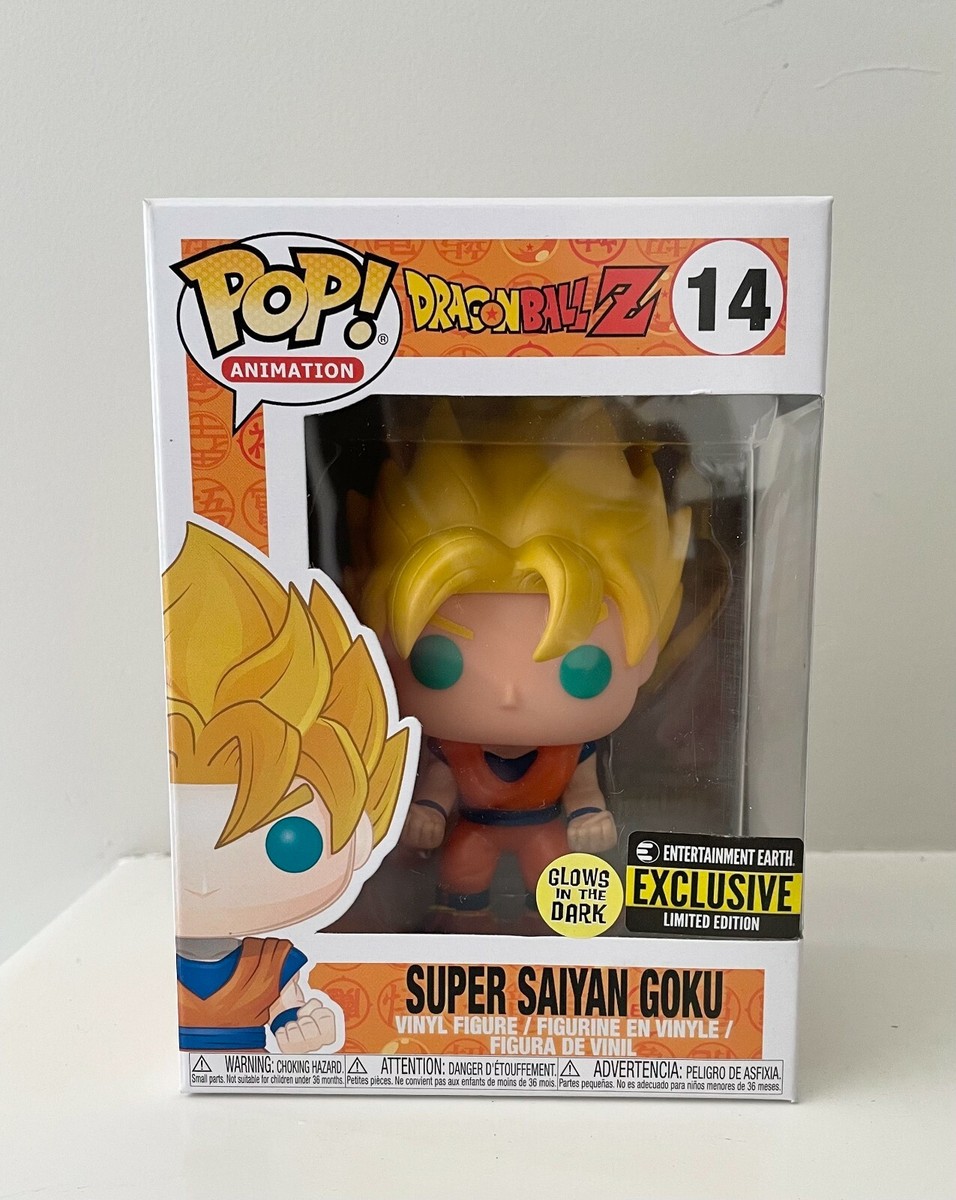 Dragon Ball Z- Super Saiyan Goku Glow in Dark Exclusive #14 Funko
