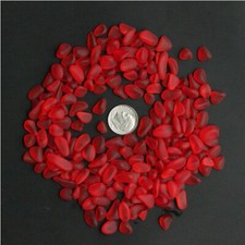 20pcs/bag red ruby-like sea beach glass lot bulk wholesale jewelry use
