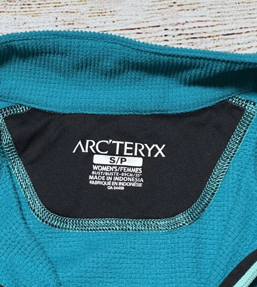 arcteryx delta waffle polartec fleece 1/4 zip pullover base-layer