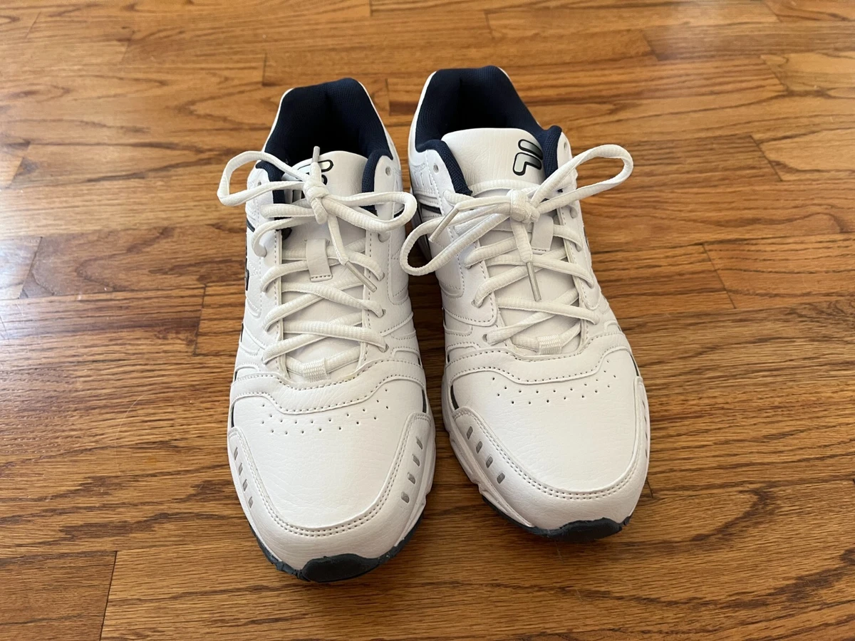 Men s Fila Memory Go The Distance White Training Shoes 1HG23008