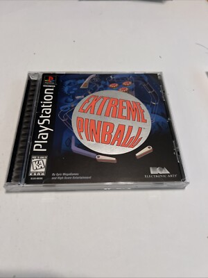 Extreme Pinball (PlayStation PS1 1996) Black Label CIB Complete - Free Shipping!