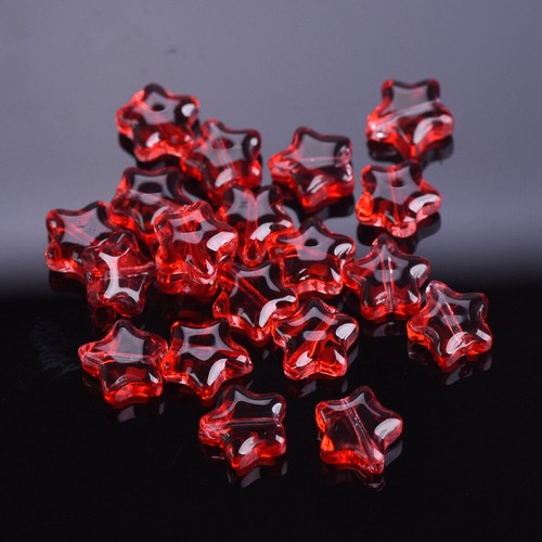 20pcs Small 8mm Stars Lampwork Crystal Glass Loose Beads Lot For Jewelry Making - Picture 9 of 19