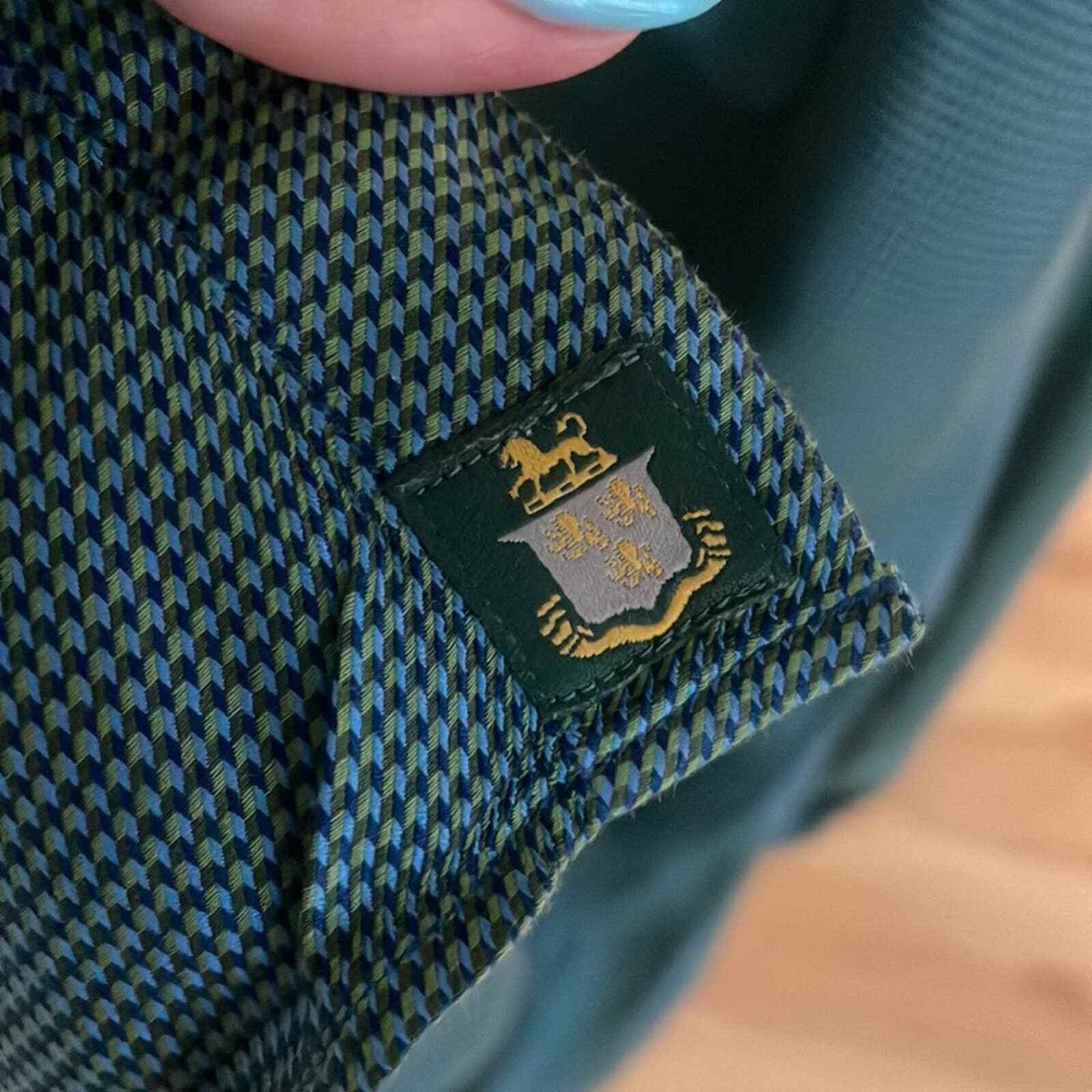 Robert Talbott Cotton Button Down Shirt Size L - image 15