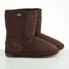 EMU Australia Platinum Stinger Lo Chocolate Boots BRAND NEW