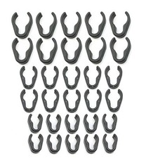 30PCS Mic Cable Clips Microphone Boompole Cable Clip Universal Professional