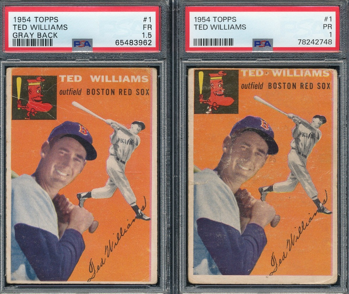■□てぃーも □■ The Rare 1954 Topps Ted Williams 