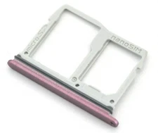 OEM CRICKET LG STYLO 5 LM-Q720CS REPLACEMENT PINK MICRO SD SIM CARD TRAY