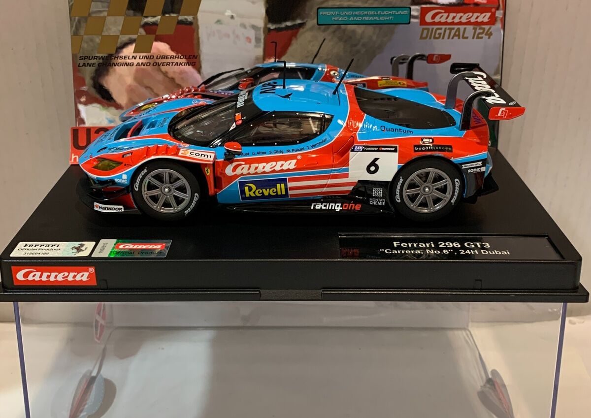 Slot Car Carrera Exclusiv 23981 Ferrari 296 GT3 #6 24H Dubai