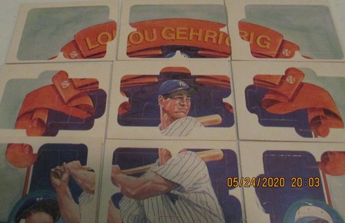 Lou Gehrig 1985 Donruss Diamond King complete puzzle. 21 cards. - Picture 2 of 7