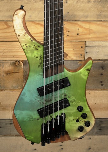Ibanez Bass Workshop EHB1505MS Multi-Scale 5-String Bass Ocean Inlet Flat w/ Gi - Picture 2 of 9