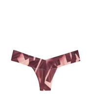 Victoria's Secret PINK Seamless Thong Panty Ruby Logo Gradient