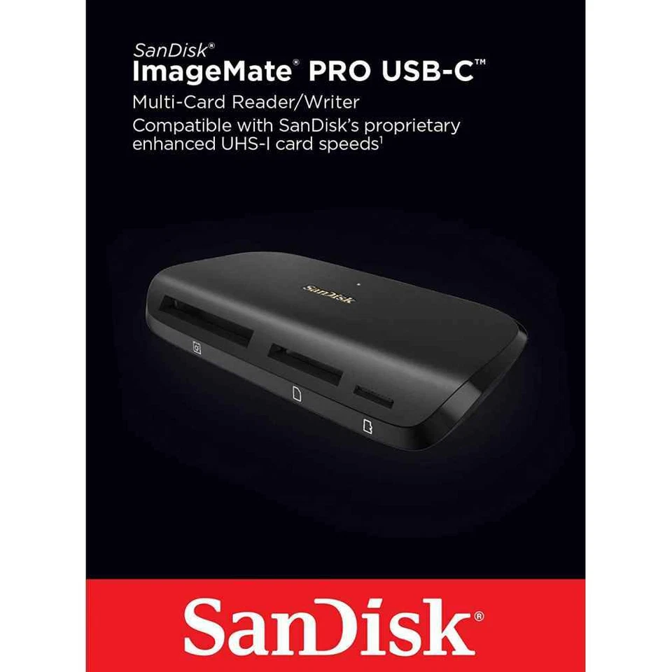 SanDisk ImageMate PRO USB-C Kartenleser USB 3.0 Für SD, Micro SD, Compact - Bild 4 von 4