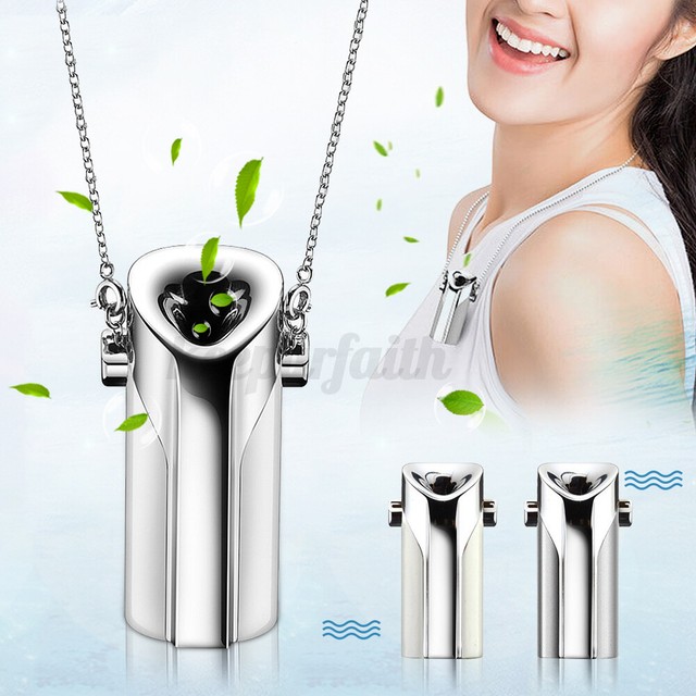 Wearable Rechargeable Necklace Air Purifier Mini Personal Negative Ion