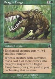 Dragon Fangs x4 - Scourge - NM-Mint, English - Scourge