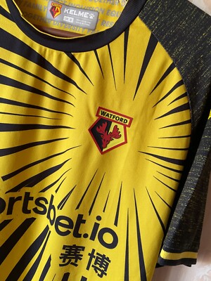 WATFORD FC Kelme Home Football Shirt 2020 2021 Men's M Jersey | eBay