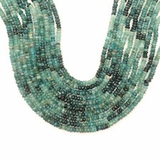 Natural Grandidierite 13 Inch Strand 5 MM Beads Faceted Rondelle Gemstone Beads