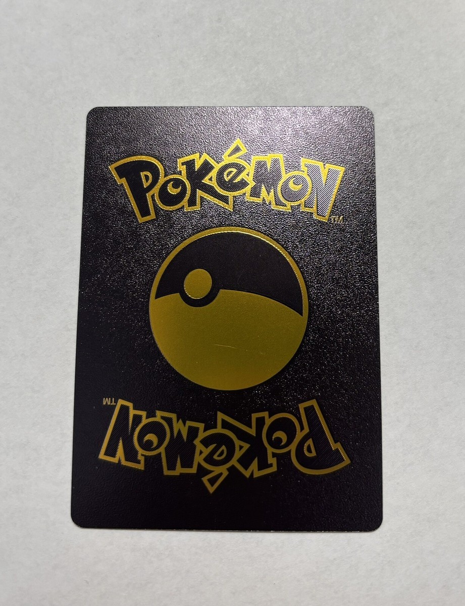 Charizard & Pikachu Vmax Black Foil Fan Art Card Hp720 NM/M | eBay