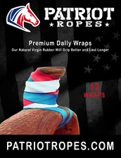 New Patriot Ropes Premium Dally Wraps USA Patriot Pack, Red White Blue or Black