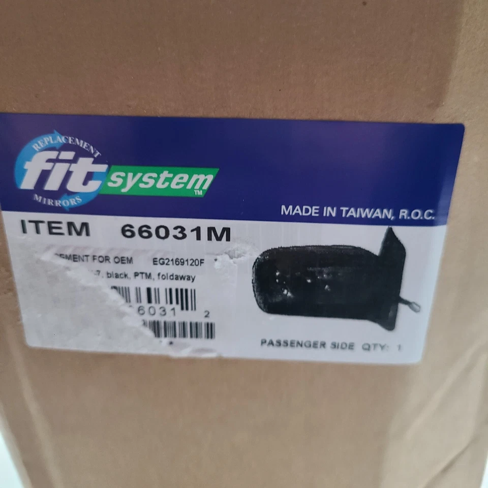 Fit System Passenger Side Mirror Black fits 07-09 Mazda CX-7 EG2169120F - 66031M Foto 2 de 4