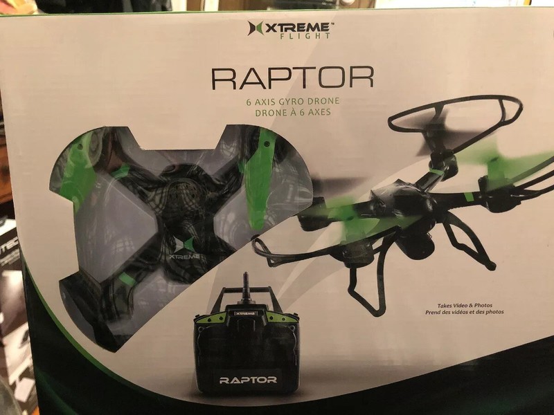 Xtreme XDG61006BLK Mini Raptor 6 Axis Quadcopter Drone