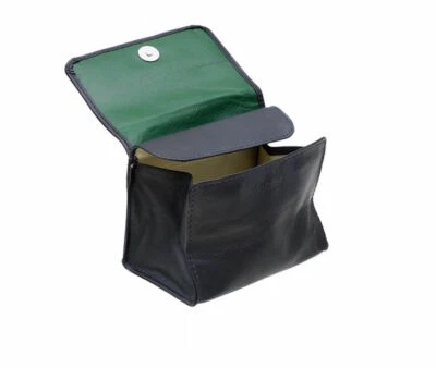 NEW Peterson Avoca Box Pipe Tobacco Pouch Leather Boxed Navy 146