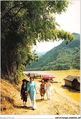AHZP6-VIETNAM-0593 - QUE HUONG - VIET NAM - Nahe Dem Fluss LO-TUYEN QUA
