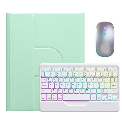 Backlit Keyboard Mouse Rotating Case Cover For iPad 6/7/8/9/10th Gen Air 4 5 Pro - Picture 39 of 71
