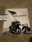 HERSHEL WILLIAMS Signed Autograph 8x10 Photo WW2 IWO JIMA MEDAL FLAG BAS BECKETT