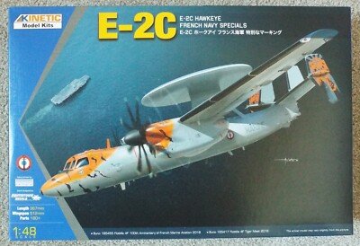 1/48 Grumman E-2C Hawkeye French Navy Specials Kinetic #K48122 Factory Seal MISB