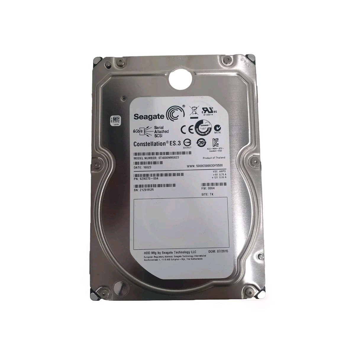 Seagate シーゲート ST3000NM0033（3.5 HDD 3TB） Seagate