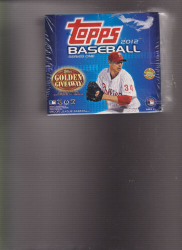 2012 Topps Series 1 Baseball Hobby Jumbo Unopened Box