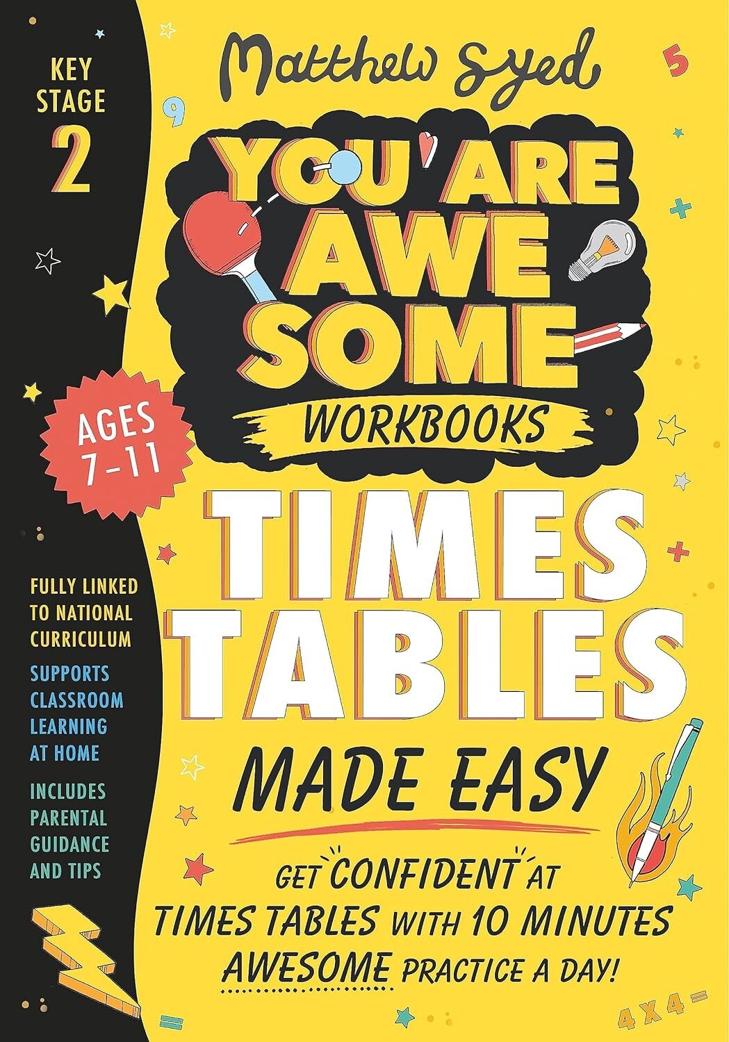 Times Tables Made Easy: Get confident at times tables by Matthew Syed NEW