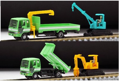 Tomytec 31992 Gleisbaufahrzeuge C - 1:150 Spur N - Neu - OVP | Zustand: Neu