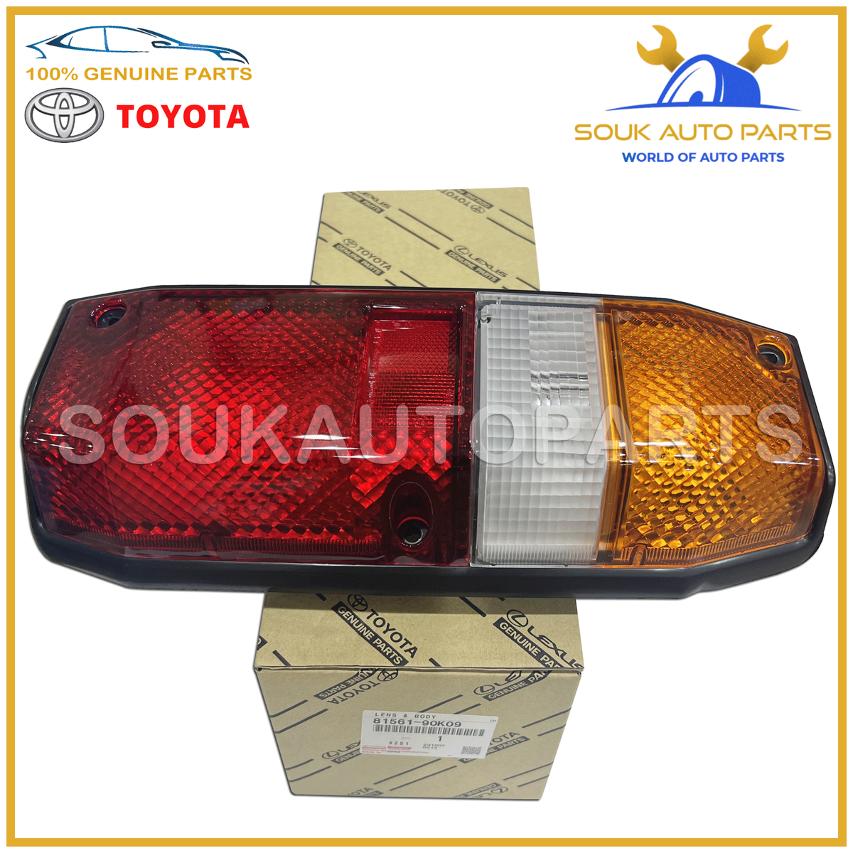 81551-90K09, 81561-90K09 Genuine Toyota LENS, REAR COMBINATION