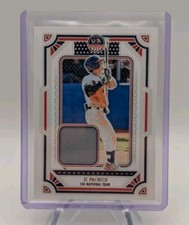 JC Pacheco 2024 Panini USA Baseball Stars & Stripes Game Worn Relic SP #USA-JP
