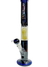 Glass Water Pipe with Fumed Percolator