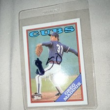 Topps 1988 Greg Maddux #361 Chicago Cubs Base Set Baseball Card