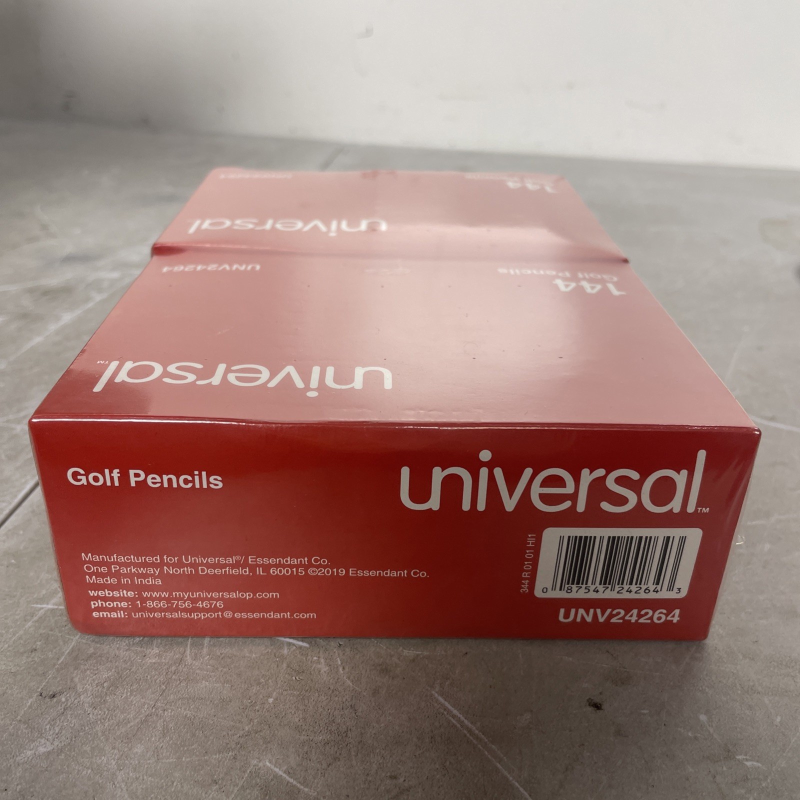 2 Universal 144 Golf Pencils UNV24264 NEW 288 Pencils Total