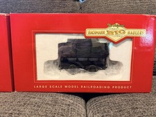 Bachmann G scale Wood Side Dump Car L Ore Car Metal Wheels #92503 New in box