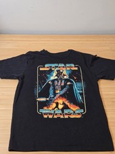 Star Wars Mad Engine Darth Vader Black Short Sleeve T-Shirt Size XL 14-16 Youth