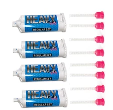Heavy Body VPS Impression Material – Regular Set | 4 x 50ml Cartridges & 8 Tips