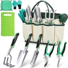 10-Piece Heavy-Duty Garden Tools Set - Rust-Proof Kit with Soil Tester &