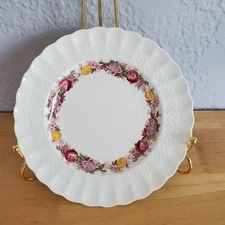 One Vintage Copeland Spode "Rose Briar" Salad Plate 7 3/4" England 1930's