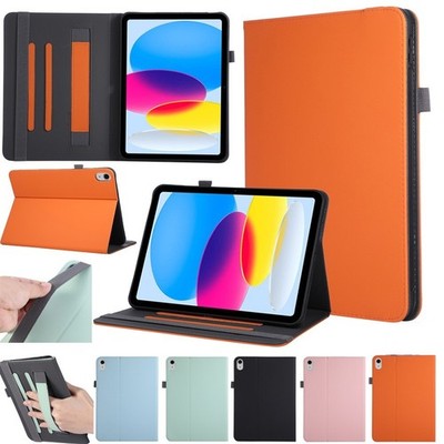 Fr iPad A16 11th 10th Air 11 M3 M2 Pro 11 Flip Smart Case Leather Stand Cover