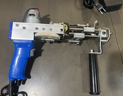 Rug Tufting Gun Electric Carpet Tufting Gun w/ Power Adapter   Tested Working