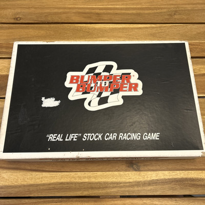 BUMPER TO BUMPER REAL LIFE STOCK CAR RACING GAME 1991 100% complete