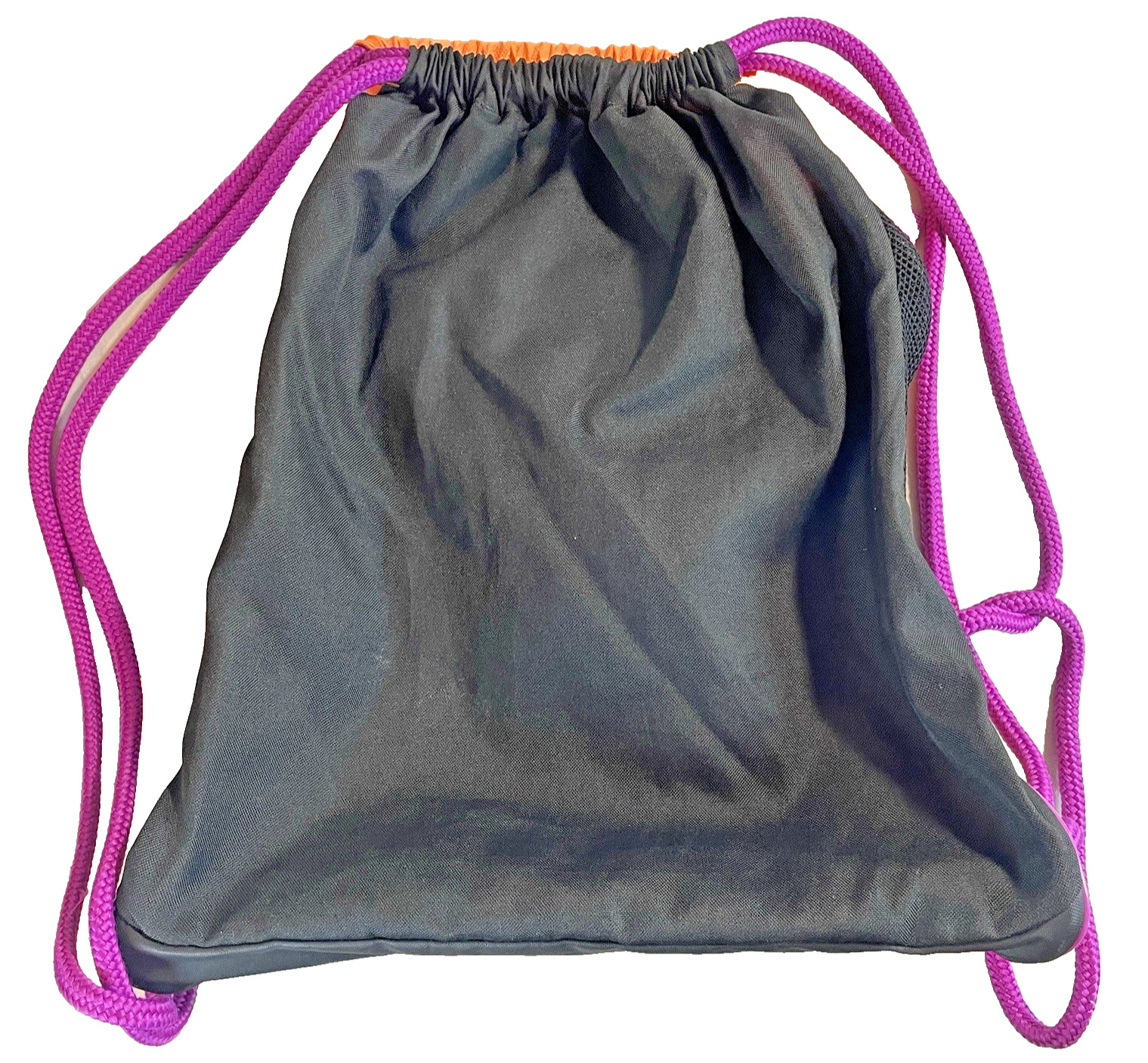 Adidas Drawstring Backpack Orange Black Purple St… - image 2