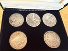 5 Silver Morgan’s 1888 1889 1892  1890, 1921  Morgan Dollar collection