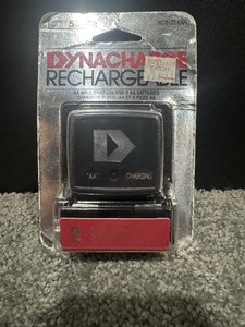 Dynacharge Rechargeable AA Wall Charger and 2AA Batteries